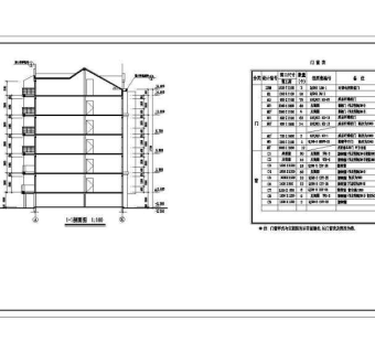 某小区多层住宅建筑设计全套CAD图纸