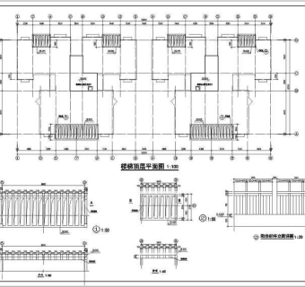 深圳金沙花园A栋住宅某多层住宅建筑设计CAD图