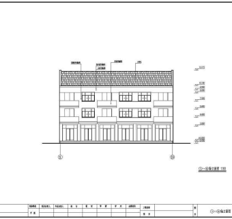 某地区三层框架结构住宅结构施工图
