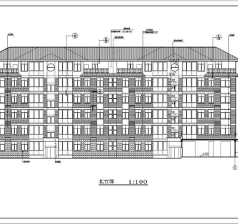多层住宅楼建施设计全套CAD图纸