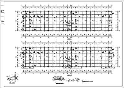 某多层框架结构厂房结构设计施工图