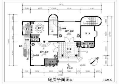 多层住宅建筑设计全套CAD图