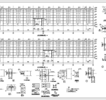 某地二层门式钢框架结构厂房结构施工图
