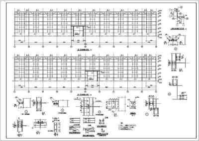 某地二层门式钢框架结构厂房结构施工图