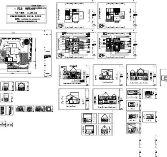 独立别墅装饰施工图