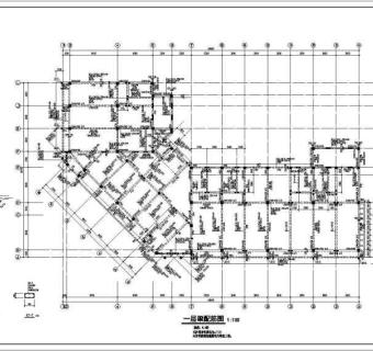 某地四层框架结构办公楼结构施工图