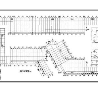 某地学生宿舍建筑平面设计图