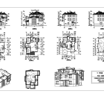 别墅设计施工图