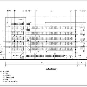 某六层框架结构学生宿舍楼建筑设计施工图