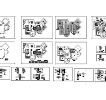 花园别墅建筑施工图
