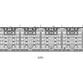 高级多层住宅小区建筑设计CAD施工图