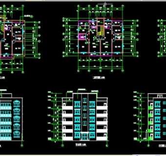 房屋建筑学课程设计图纸