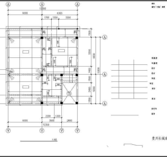 某多层框架结构私人住宅结构设计施工图