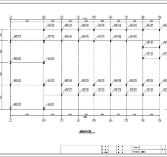 别墅区售楼中心钢结构图