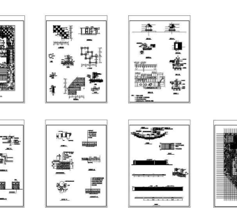 一套别墅庭院景观图