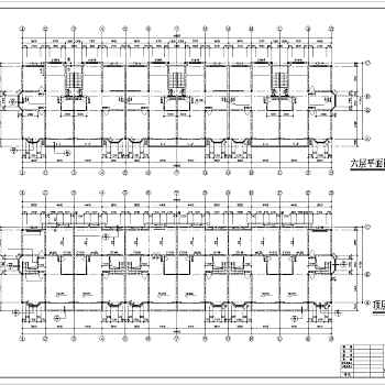 某多层住宅楼建筑设计CAD施工全套图