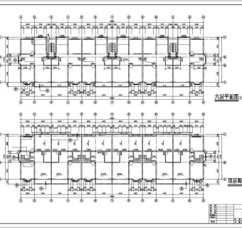 某多层住宅楼建筑设计CAD施工全套图