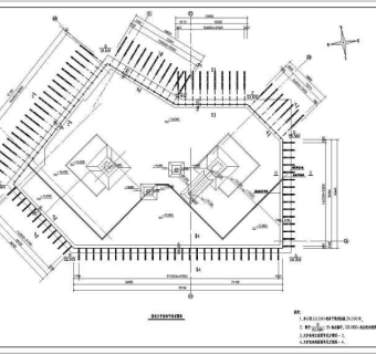 某岩石基坑支护方案结构设计施工图