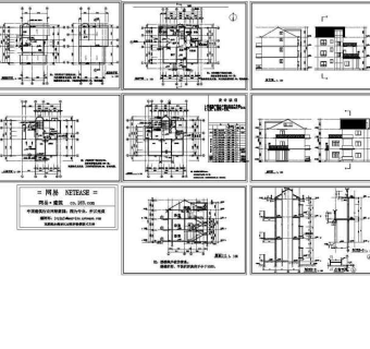 单栋别墅建筑图