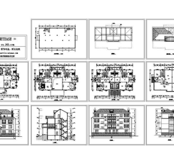别墅建筑施工图