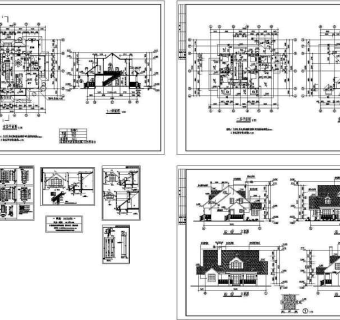 别墅建筑施工图