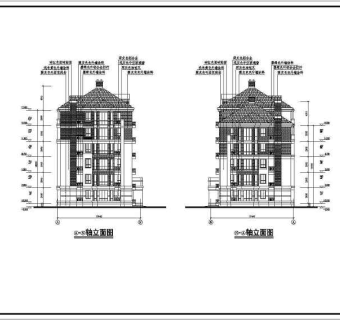 某地区六层框架结构住宅建筑方案图