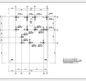 某地三层框架结构独立别墅结构施工图