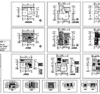 某小区别墅样板房装修图