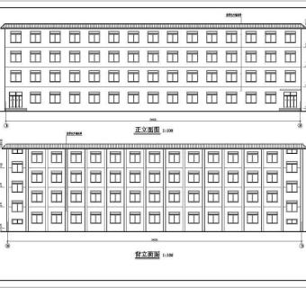 某地多层框架结构教学楼结构设计施工图