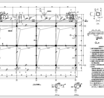 某冷却塔水池混凝土结构设计施工图