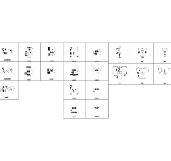 别墅，单元，跃层户行方案