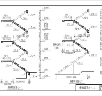 某设计院编制板式楼梯通用节点详图3D模型