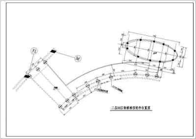 各种类型钢结构复杂楼梯结构设计施工图