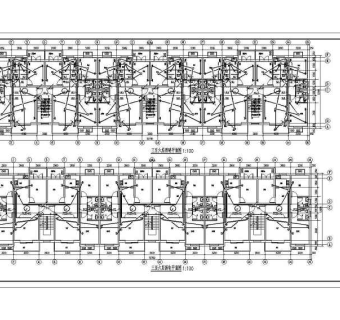 [河北]多层住宅小区电气施工图