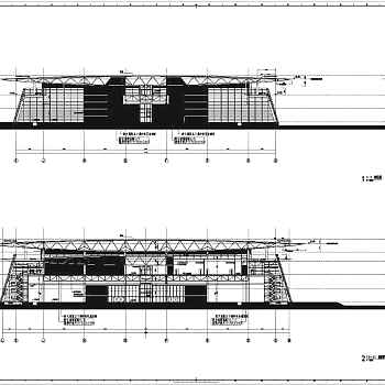 某地国际会展中心建筑设计施工图纸