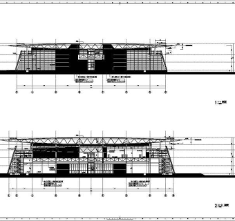 某地国际会展中心建筑设计施工图纸
