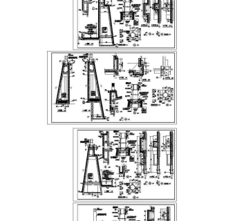 某别墅壁炉详图