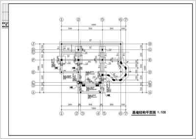 某四层砖混结构别墅结构设计施工图