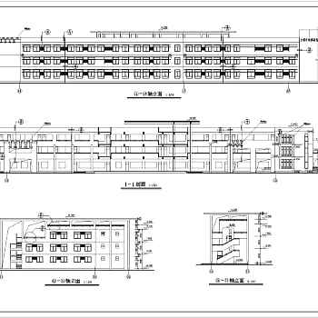 某3层框架结构教学楼建筑施工图纸