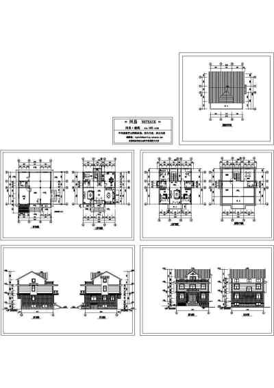 别墅建筑施工图