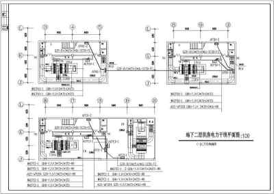 某会展中心2层地下商场电气施工图3D模型