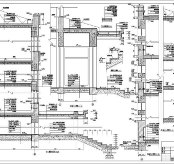 某电力大队办公楼建筑设计cad全套施工图