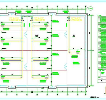 泡沫喷水灭火系统消防全套图纸