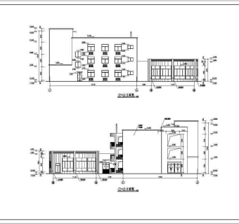 幼儿园建筑施工图3D模型