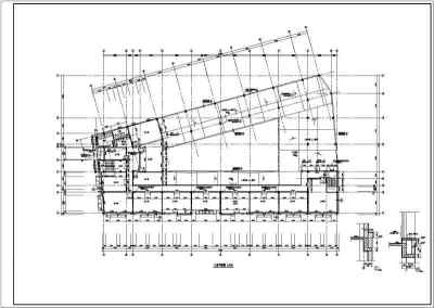 某市区菜市场办公楼设计cad全套建筑施工图