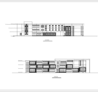 九班幼儿园cad施工图纸