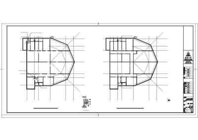 某外国语学校新校舍食堂锅炉房设计cad全套建施图