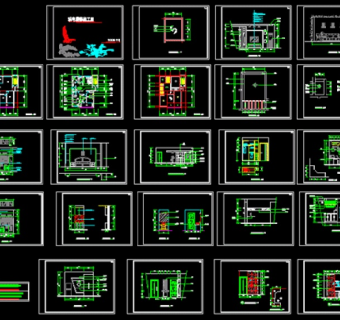 住宅全套装修施工图