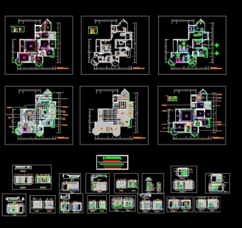 四房两厅高档住宅装修
