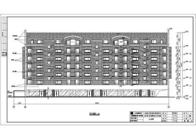 某地6层砖混结构商住楼建筑施工图3D模型